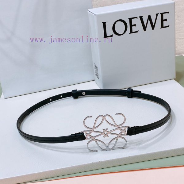 Luo Yiwei LOEWEOfficial synchronization of women's belt, hollow metal belt, smooth cowhide l udkz9vjz