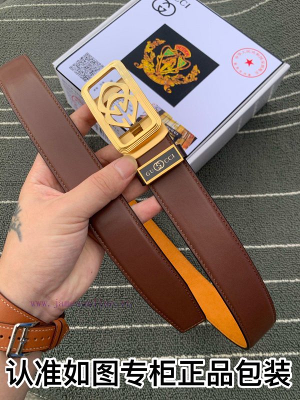Belt Gucci Gucci automatic buckleThe waistband is made of 100% cowhide, ensuring the same qu u6lgrqi9 - Image 6