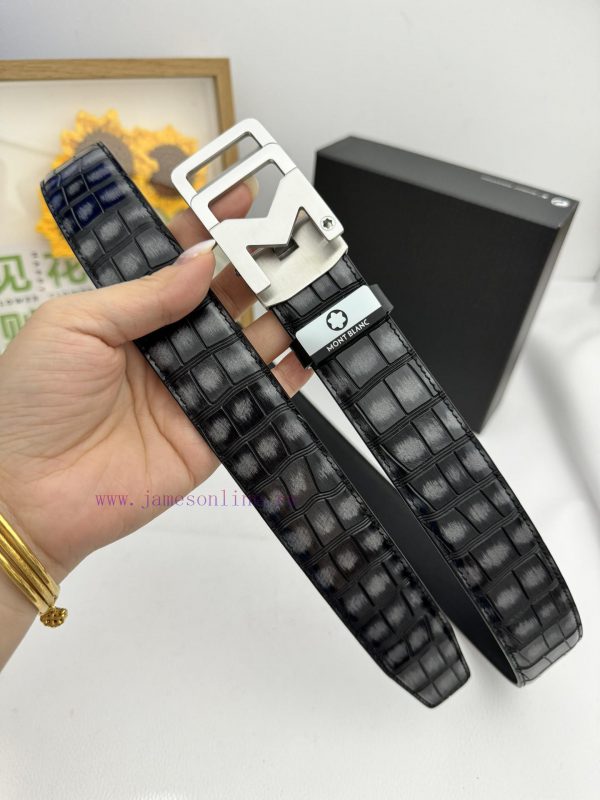 Montblanc Automatic BeltMaterial: Leather Belt with 100% Head Layer. The leather belt is gua hvajty98 - Image 7