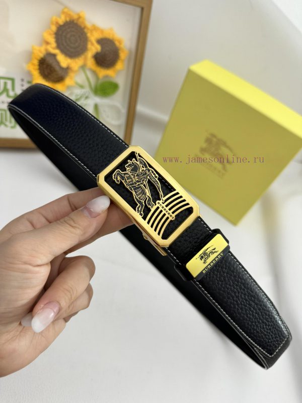 Burberry automatic beltMaterial: Leather Belt with 100% Head Layer. The leather belt is guar ape3poyl - Image 6