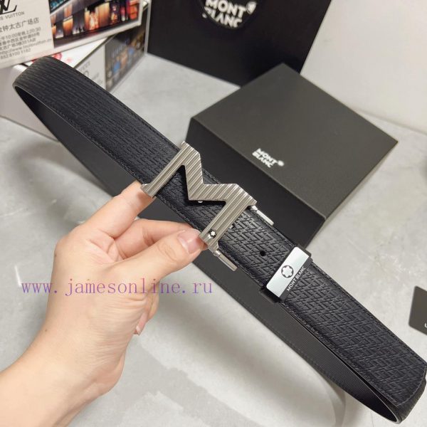 MontblancMaterial: Leather Belt with 100% Head Layer. The leather belt is guaranteed to be g le3wrsua - Image 6