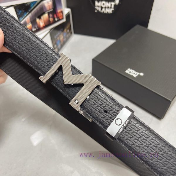 MontblancMaterial: Leather Belt with 100% Head Layer. The leather belt is guaranteed to be g le3wrsua - Image 7