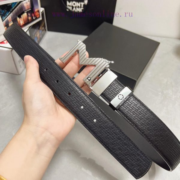 MontblancMaterial: Leather Belt with 100% Head Layer. The leather belt is guaranteed to be g le3wrsua - Image 8