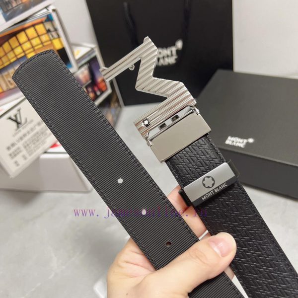 MontblancMaterial: Leather Belt with 100% Head Layer. The leather belt is guaranteed to be g le3wrsua - Image 9
