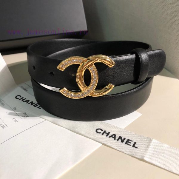 Chanel Women's Belt Product Width 3.0CM Double sided original cowhide leather, soft and deli pucge9ht - Image 3