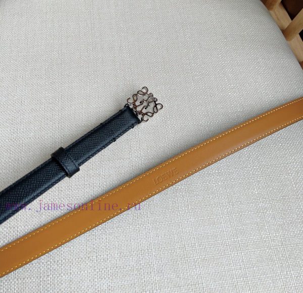 LOEWE's latest same style waist belt [Celebration] [Celebration] Plain cowhide leather belt 7ka27kwq - Image 4