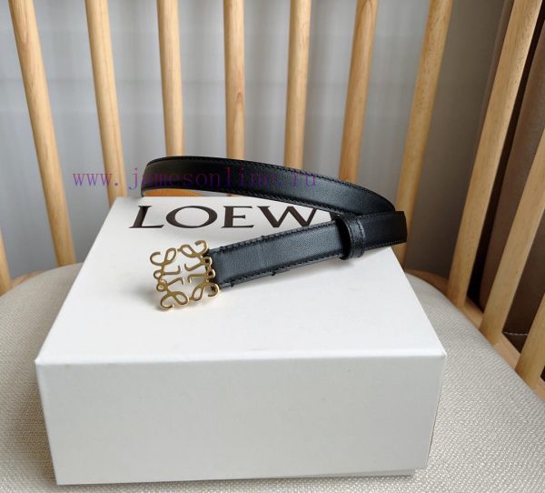 LOEWE's latest same style waist belt [Celebration] [Celebration] Plain cowhide leather belt gx2kvtbs