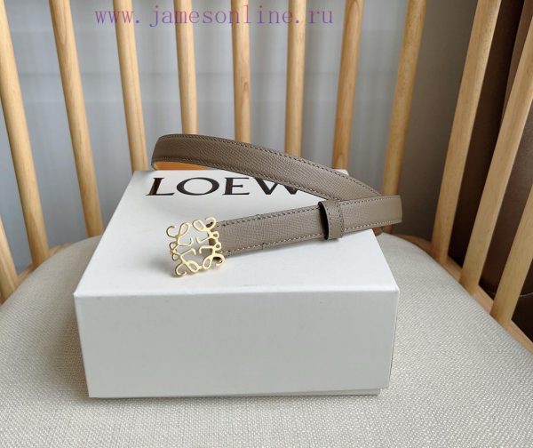 LOEWE's latest same style waist belt [Celebration] [Celebration] Plain cowhide leather belt 8kmfdmef