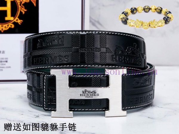 Belt Hermes Her...mes️The waistband is made of 100% cowhide, ensuring genuine leather. The 2 74jj2mwu - Image 3