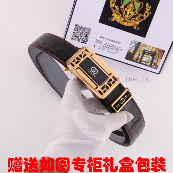Belt Gucci Gucci automatic buckleThe waistband is made of 100% cowhide, ensuring the same qu 255ckxkv - Image 4