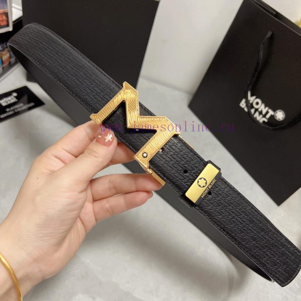 MontblancMaterial: Leather Belt with 100% Head Layer. The leather belt is guaranteed to be g wmm07fby - Image 3