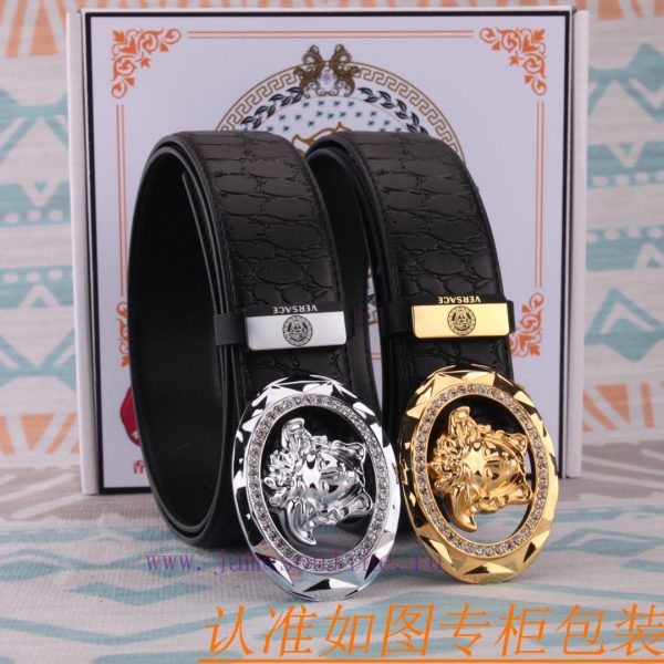 Belt belt Versace cowhide beltMen's belt material: 100% head layer cowhide belt, guaranteed 6up6ve6l