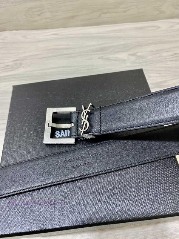 YSL Saint Laurent 30mm strap is made of double-sided cowhide, the same model, new model spec 87eenxav - Image 6