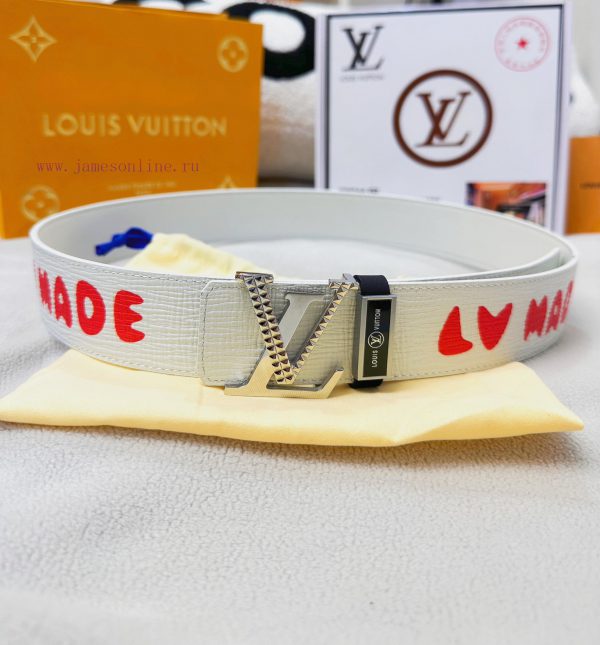 Belt LV Louis ReproductionThe waistband is made of 100% head layer cowhide, ensuring a genui 60u36fvw - Image 5