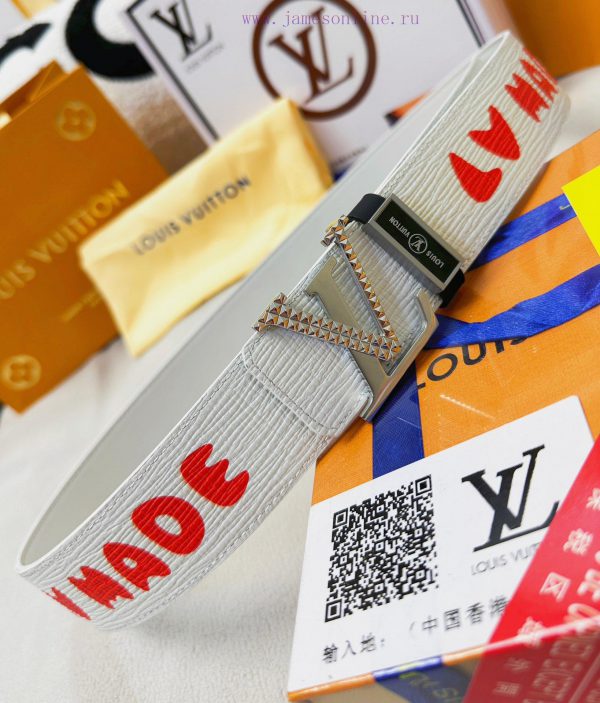 Belt LV Louis ReproductionThe waistband is made of 100% head layer cowhide, ensuring a genui 1opgba8d - Image 7