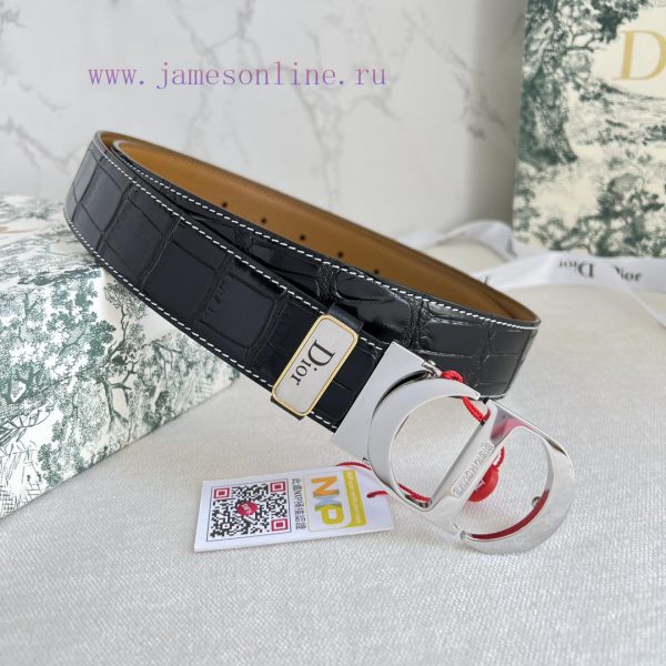 Dior Dior. Belt and beltBuckle, original classic buckle, photographed in real life, top laye ua8vm1av