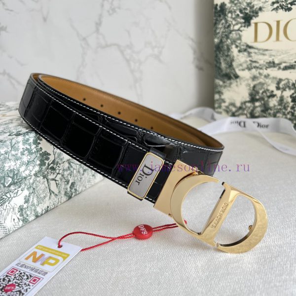 Dior Dior. Belt and beltBuckle, original classic buckle, photographed in real life, top laye mit6j433