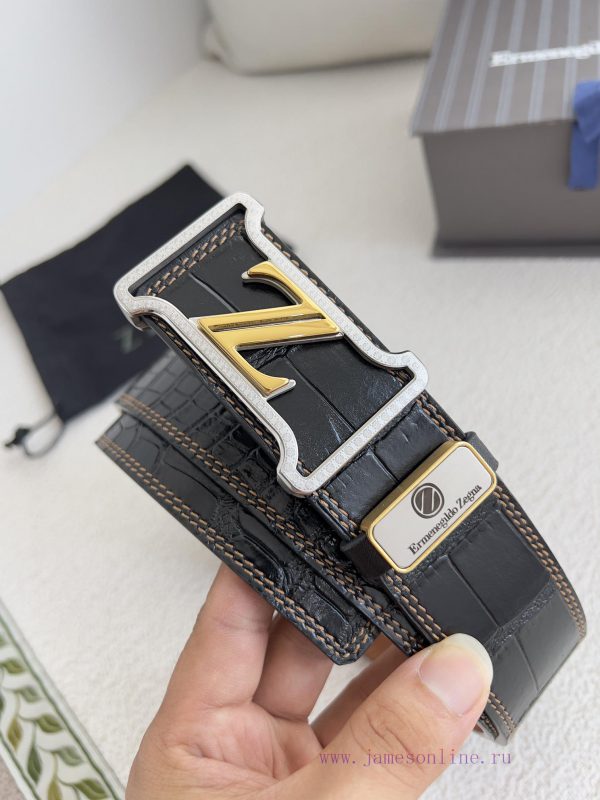 Jenny Ermenegido Zelma. Belt and beltPure steel material buckle, top layer cowhide buckle wi wv8jrqc9 - Image 3