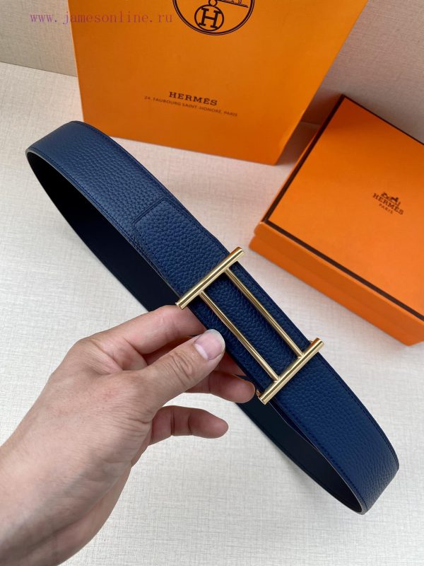 Comes with a complete gift boxHermes metal belt buckle lychee single-sided double figure eig 5xj428gd