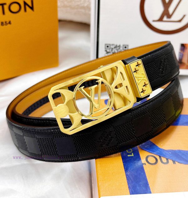 Belt LV Louis Vuitton automatic buckle-Belt replica The automatic belt series is made of 100 7edk2qt0