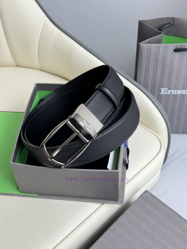 Zegna double-sided original imported top layer cowhide, double-sided use, vacuum electroplat soyqee3a - Image 5