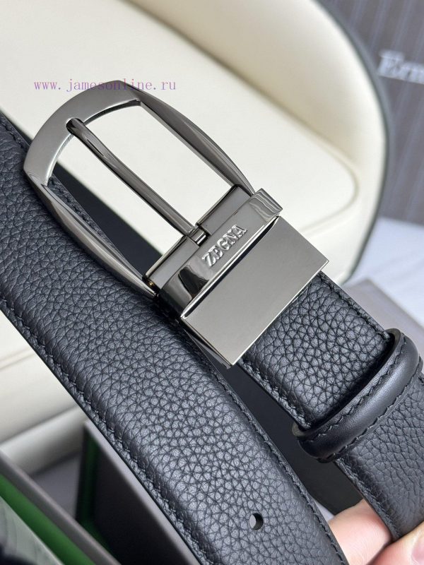 Zegna double-sided original imported top layer cowhide, double-sided use, vacuum electroplat soyqee3a - Image 6