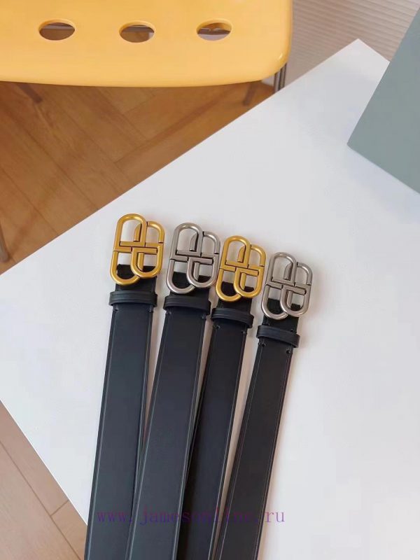 [Balenciaga] 3.8cm BB belt, available in multiple sizes to meet the needs of girls with diff iwr1t75q - Image 8