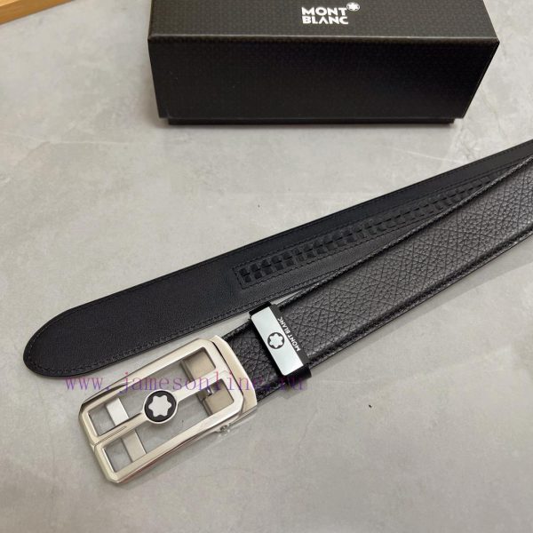 Montblanc Automatic BeltMaterial: Leather Belt with 100% Head Layer. The leather belt is gua d14gyvi6 - Image 10
