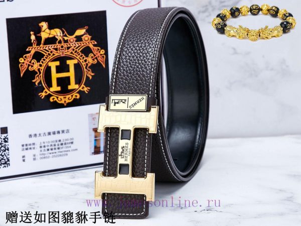 Belts from Herm è s Her...The waistband is made of 100% cowhide, ensuring that the genuine l 85a9175l