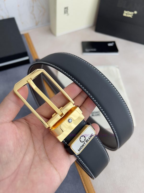 Montblanc Montblanc ️ Belt and beltNeedle buckle, new original classic boutique needle buckl wefd9j29 - Image 2