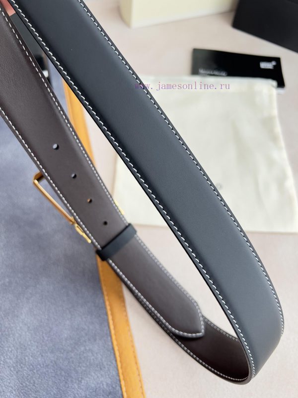 Montblanc Montblanc ️ Belt and beltNeedle buckle, new original classic boutique needle buckl wefd9j29 - Image 6