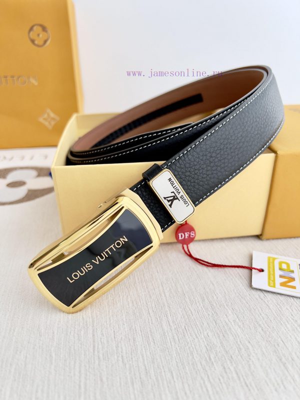 LV... Louis Vuitton Belt ️ Automatic BeltAutomatic buckle, made of pure steel material, with y80yihj7