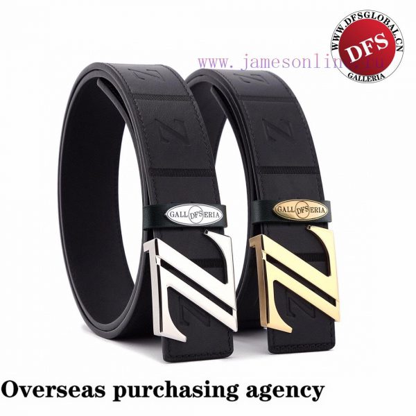 Complete setZegna @ DFS purchasing agent100% dual color pure steel buckle materialBelt mater 2si354gz