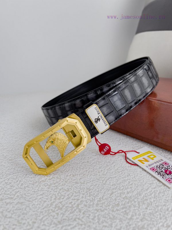 Stephen Ni Zhi Stefano Ricci Belt ️ Automatic BeltAutomatic buckle, made of pure steel mater l6pgzqn9