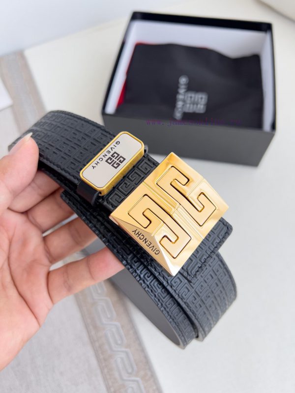 Givenchy GIVENCHY Belt ️ BeltHanging buckle, pure steel material buckle head, double-sided c 34zet4eq - Image 3