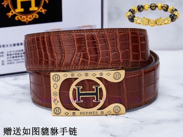 Belts from Herm è s Her...️The waist belt is made of 100% cowhide, ensuring that the genuine j2arkqx4