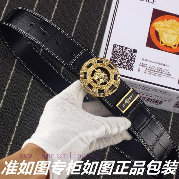 Versace Versace️New crocodile patternGrade: Italian imported 100% top layer cowhide, Versace gl96oeiw