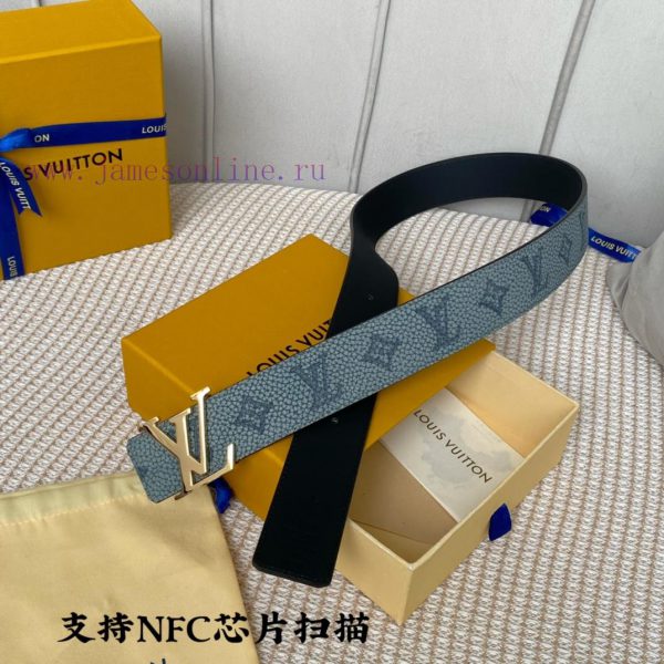Width 40mm 𝕃𝕠𝕦𝕚𝕤𝕧𝕦𝕚𝕥𝕥𝕠𝕟 Synchronized with the new LV Shape double-sided belt, the blue logo m86szozu