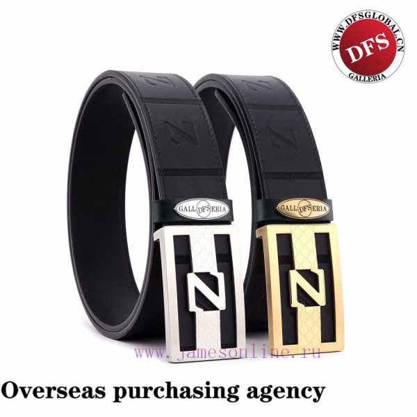 Complete setZegna @ DFS purchasing agent100% dual color pure steel buckle materialBelt mater e45npet4
