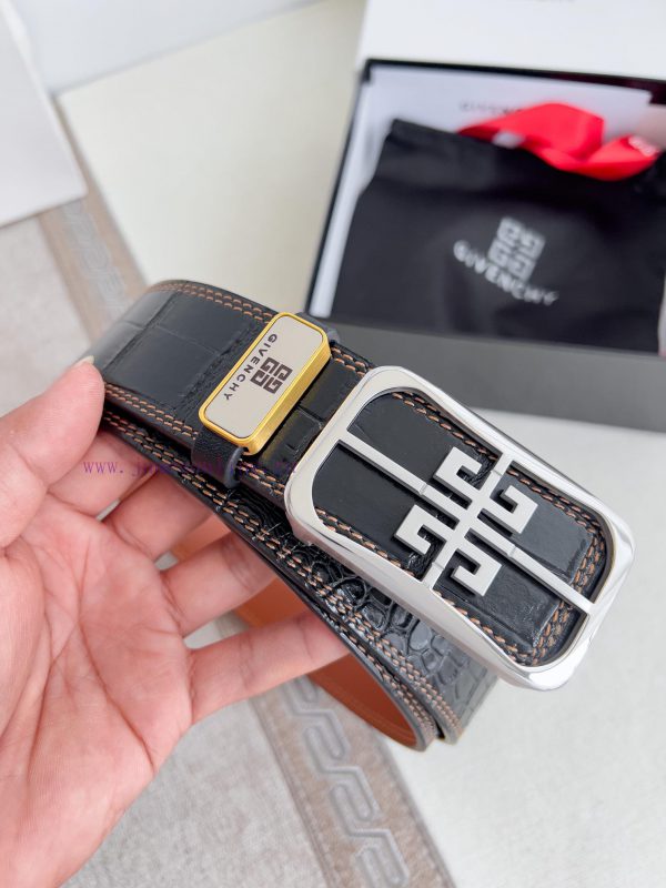 Givenchy GIVENCHY Belt ️ BeltBuckle, smooth buckle made of pure steel material, leather belt nhcvdjzt - Image 3