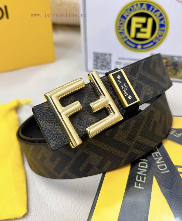 Belt FENDI Fendi ReproductionThe waistband is made of 100% cowhide, ensuring genuine leather dkp6kqec