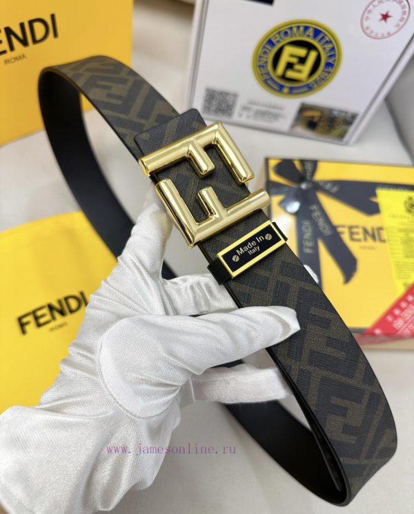 Belt FENDI Fendi ReproductionThe waistband is made of 100% cowhide, ensuring genuine leather dkp6kqec - Image 5