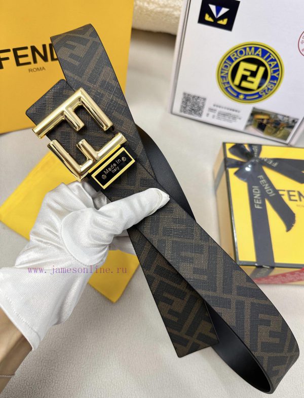 Belt FENDI Fendi ReproductionThe waistband is made of 100% cowhide, ensuring genuine leather dkp6kqec - Image 7