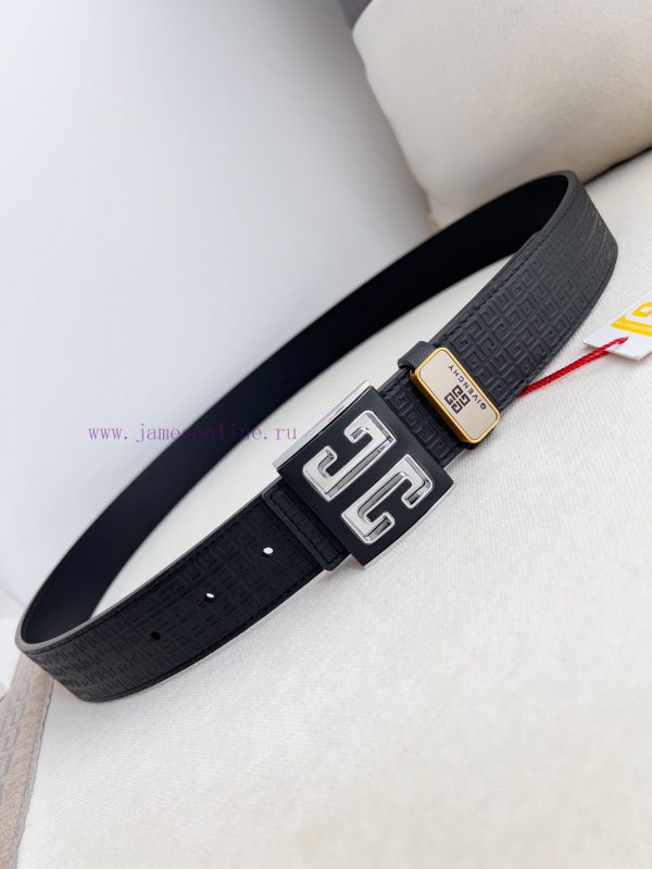 Givenchy GIVENCHY Belt ️ BeltHanging buckle, pure steel material buckle head, double-sided c 8ouwmpe5 - Image 6