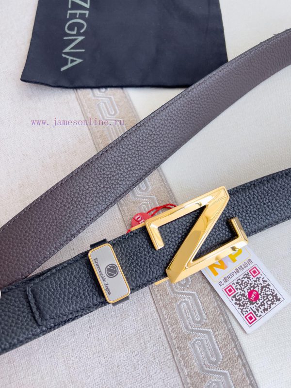 Jenny Ermenegido Zelma. Belt Automatic BeltPure steel material automatic buckle, top layer c 11pu7tlm - Image 5