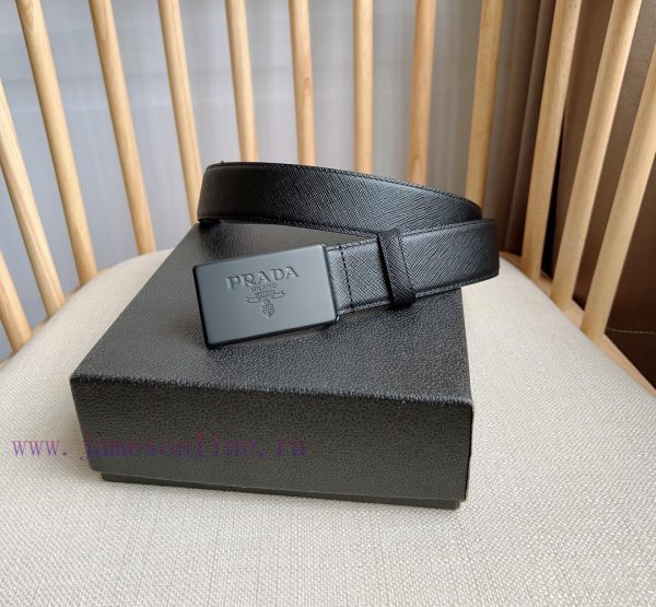 PRADA [Celebrate] [Celebrate] [Celebrate] This belt is made of Saffiano leather and features oa57ihn0