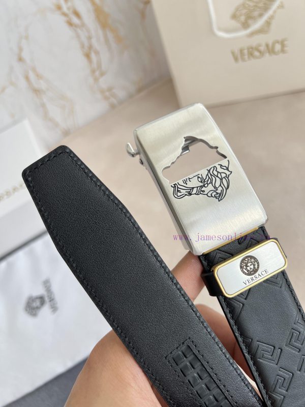 Versace Versace. ️ Belt and belt automatic beltAutomatic carrying, classic head buckle made 3rg9p3ns - Image 10