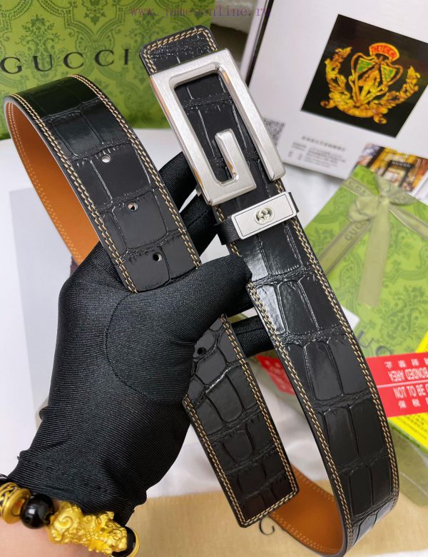 Belt Gucci Gucci Top Remakes-Gucci belt 100% top layer cowhide, ensuring genuine leather car 24eb0qpo - Image 6