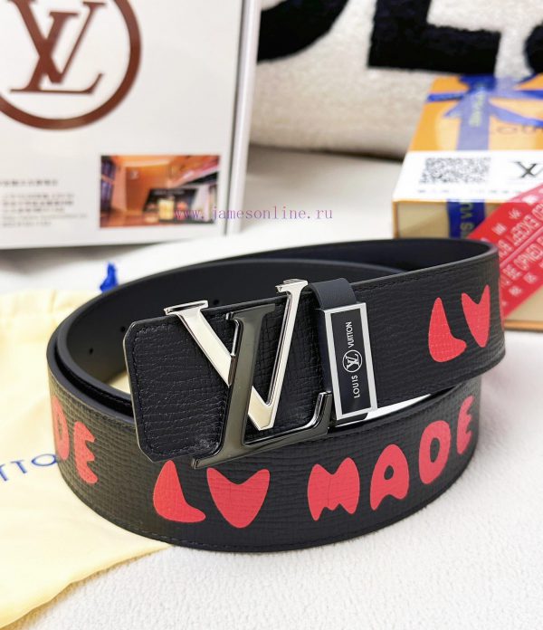 Belt LV Louis ReproductionBelt made of 100% head layer cowhide, ensuring a three-dimensional 4qjgdzuq - Image 6