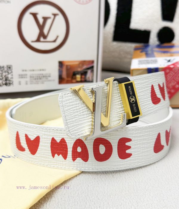 Belt LV Louis ReproductionBelt made of 100% head layer cowhide, ensuring a three-dimensional 4qjgdzuq - Image 7